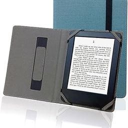 ENJOY-UNIQUE Natural Hemp Linen Cover Case For 7.8 Inch Ereader Onyx Ritmix Icarus Kobo Pocketbook Boox Ebook Reader Cover Case (Aegean Blue)-image-37