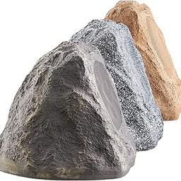 OSD Audio 150W Outdoor Rock Pair Speaker - Patio Home Decor 6.5” Stereo – RS670Slate-image-30