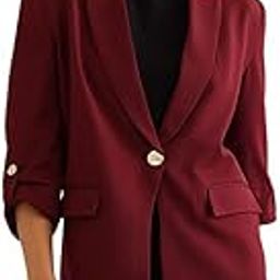 Womens Single Regular Breasted Blazer-50