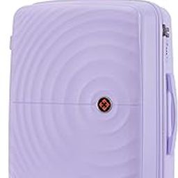 Polypropylene Spinner Seattle Hard-Sided Check-in Luggage 24 inch | 65cm | 8 Wheels Medium Trolley Bag for Travel | Suitcase (Pastel Purple)-image-44