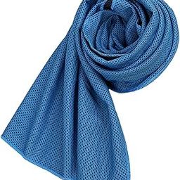 ATORSE Sweat Towel 30x90cm Instant Cooling Relief Ice Towel for Running Workout Gym Light Blue-image-56
