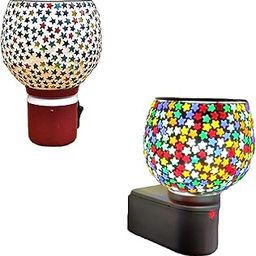 Mahganya Multipurpose Ceramic Direct Plugin Electric Incense Burner Bakhoor Dani(Round)-30