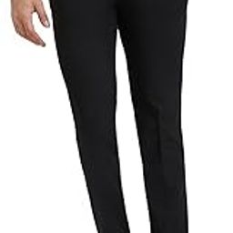 Men Slim Fit Solid Pattern Polyester Viscose Lycra Blend Flat Front Formal Trouser-picture-12