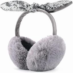 Women Girls Ear Muffs Warmers Faux Fur Foldable Cold Weather Warm Plush Ear Covers Cute Rabbit Outdoor Ear Flaps Wraps-image-89