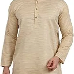 amazon brand - anarva Cotton Blend Kurta for Men-picture-7