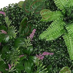MERISHOPP Grass Wall Panel Photography Decor Leaves Artificial Hedges Plants A| Artificial Flower Bouquet | Floral Décor for Home-image-80