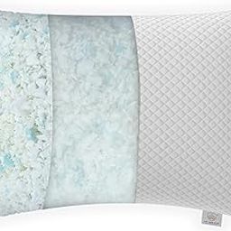 MY ARMOR Adjustable Shredded Memory Foam Pillow with Extra Filling | 350 GSM Antimicrobial Cover | 17" x 27" - 1 Piece-14