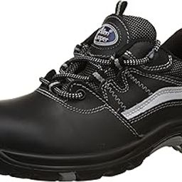 Allen Cooper ISI Marked for IS:15298 Pt-2, PU Midsole NR OutSole Heat Resistant Safety Shoe (AC-1425, Black, Size 9)-picture-14