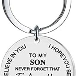 Inspirational Birthday Gifts Keychain Encouragement Personalized Keychain for Daughter Son from Mom Dad-image-111