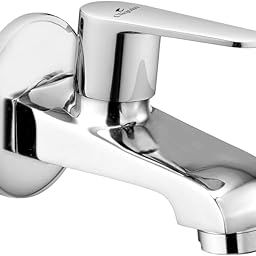 Cliquin Speed Bib Cock Tap | Wall Mounted Brass Faucet with Chrome Finish | Bathroom & Kitchen Use (Cora)-image-90