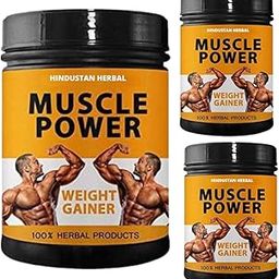 Muscle Power | Men’s Weight Gainer Protein | Ayurvedic Product | Flavor Mango | Pack of 3-image-48