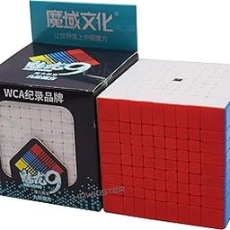 HAWKISTER Kid Moyu Mfjs Meilong 9X9X9 Cube Stickerless High Speed Cube (9X9 Mofang Jiaoshi Cubing), 75Mm Size-0