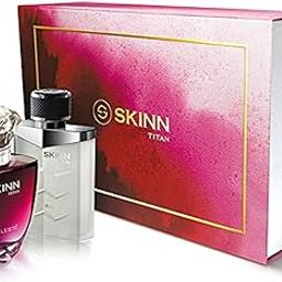 Titan Adults Skinn Citrus Spray Gift Set For Couple, 100 Ml-37