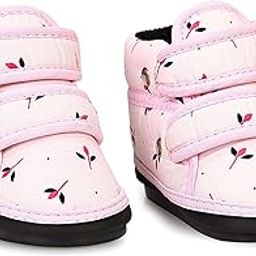 Kids, Baby Leaf Printed Shoes with Chu Chu Musical Sound Baby Boys and Girls Pink-image-65