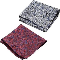 Combo of VIBHAVARI Men's Pocket Squares - Pack of 2-picture-13