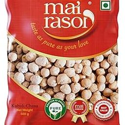 MAI RASOI Kabuli Big Bold Chana/Channa Punjabi Chole 500 grams Pouch-image-3