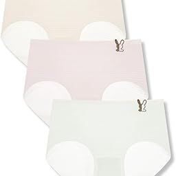 Womens Mid Waist Seamless Hipsters Panty, Pack 3-picture-31
