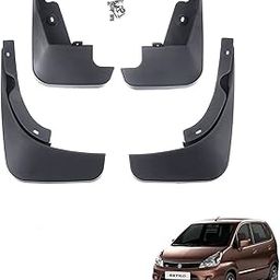 Kozdiko Car O.E Type Custom Fit Front and Rear Mud Flap Guard Compatible for Maruti Suzuki Zen Estilo-0