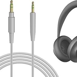 GEEKRIA Audio Cable Compatible with Bose QuietComfort Ultra, QuietComfort SE, QCSE, QC 45, QC 35 II, QC 35, NC 700, 700 ANC Headphones Cable, 2.5mm to 3.5mm Replacement Stereo Cord (4 ft/1.2 m)-17