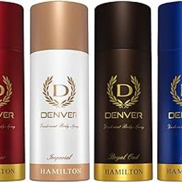 Denver Pride, Imperial, Honour & Royal OUD- 165 ML Each Deodorant For Men, Pack of 4-11