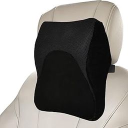Billebon Car Neck Rest Orthopedic Pillow Headrest Pillow Memory Foam Neck Support for Car Seat, Office Chair, Car Pillows and Cushions for Head & Neck Support in Travel with Washable Cover-9
