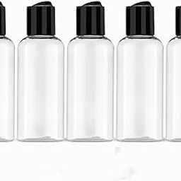 pristu Travel Bottles for Toiletries, Empty Dispenser Container for Travel Size Cosmetics (120ml, 5 Pcs Transparent)-38