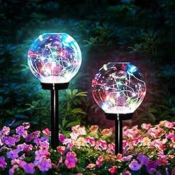 GIGAWATTS GW-906 Solar Globe Garden Light 20 LED IP65 Waterproof BIS Approved Outdoor Bubble Ball Lamp with 2V Panel & 600mAh Ni-MH Battery for Home Garden Backyards Pathways (Pack of 1, Multicolour)-image-84