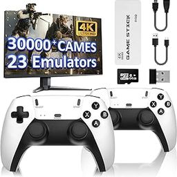 Latest Wireless Retro Game Console Video Game Stick for TV with Built-in 20+ Emulators 30K+ Games Hdmi Output & 2.4G Retro Game Emulators Plug & Play TV Video Games-10