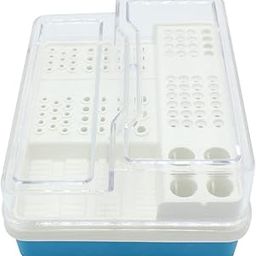 InstruDent Endo Organizer | Autoclavable Holder with Removable Inserts | Ideal for Files, Reamers, Burs & Dental Tools | Durable, Compact & Easy to Clean | Perfect for Dental Clinics & Endodontic-image-47