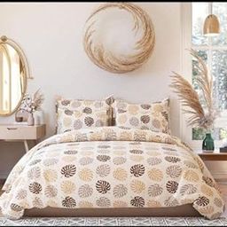 Jyotaksh Store Super Quality Glace Cotton Quilt Cover/Duvet Cover/rajai/ 210 Thread Count, Zipper Closure (Size 90x100) Inches Set of 1 DJ 82-image-88