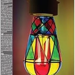 Feit Electric ST19 E26 LED Filament Bulb (Medium), Multicolor, 25W Equivalent, 1 Pack-image-6