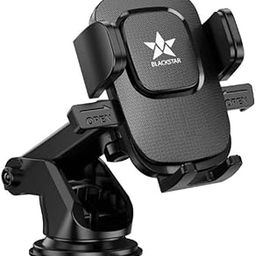 Blackstar B1-MAX Adjustable Rotation-Enabled Car Mobile Phone Holder for Car Dashboard/Windshield - Compatible with All Mobiles-21