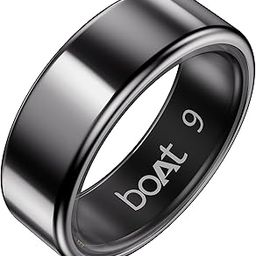 boAt New Launch SmartRing Active Plus, Auto Heart Rate, Sleep, SpO2, Stress & Skin Temperature Monitor, Stainless-Steel Build, Lightweight, 30-Days Battery, Magnetic Charging Case(9, Midnight Black)-26