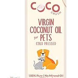 100% Organic Virgin Coconut Oil for Pets | for Dogs & Cats of All Breeds & Sizes | All-Natural, Cold-Pressed, & Safe | Healthy Skin, Shiny Coat, Digestive Health, & Energy (200ml)-image-67