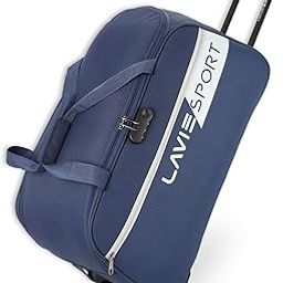 Polyester Anti Theft Combi Lock Camelot Wheel Duffle Bag | Spacious Compartment | Duffle Bag | Build to Last Wheel and Trolley,Red,30 Cms-picture-31