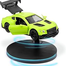Qorixa Green Rotating Dashboard Toy for Car – Motion Activated Drifting Display Stand for Miniature Models and Die-Cast Cars-image-78