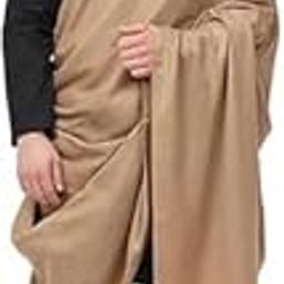 Woolen Plain Shawl/Lohi For Men And Women.-19