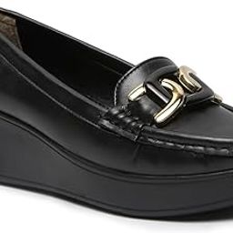 Womens Black Loafer FnH GS-152-BK-image-8