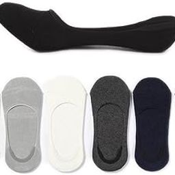Men's Solid Loafer Socks with Silicon AntiSkit Support (Pack Of 6) (MultiColoured, Large)-image-13