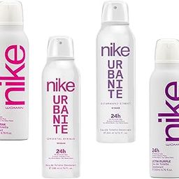 Nike Unisex Ultra Pink/Oriental Avenue/Gourmand Street/Ultra Purple Woman Liquid Fresh Scent Deodorant Pack Of 4 (200Ml Each)-34