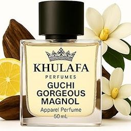 Khulafa Guchi Gorgeous Magnol Inspired Perfume | Radiant Floral Fragrance with Magnolia, Citrus & Woods | Long-Lasting Eau de Parfum for Women | 100% Scent Match | Elegant Feminine Scent | 50ML-image-67