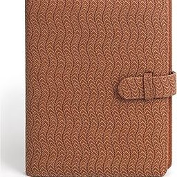 ZENKO 128 Pockets Lock Photo Album Compatible with Fujifilm Instax Mini 12 11 90 70 25 9 8S 8 7S Instant Camera/, Polaroid Snap SnapTouch PIC-300 Z2300 Mint Zip Instant Camera Printer-Brown Wave-97