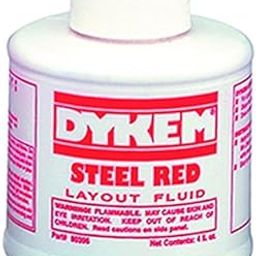 Red, 4 oz. Can, Brush In Cap - Dykem Layout Fluid (1 Each)-image-10