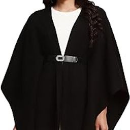 Solid Knitted Pattern Viscose Blend Hooded Hip Length Winter Shrug for Women (16456)-23