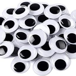 Prescent 20 pc Googly Eyes 20 mm Size for Doll Making, Art Carft Supplies, DIY Projects Decoration and More (Pack of 20)-image-52