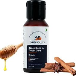 Nutrasutra Honey Blend for Throat Care - Regular, 100% Natural, Organic Ingredients (70gX2, pack of 2)-image-40
