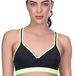 amour secret Women's Lightly Padded Solid Sports Bra S025-picture-5