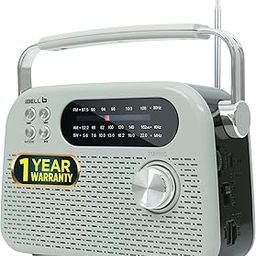 iBELL FM730BT Portable FM Radio with Bluetooth Speaker, USB, SD Slot, MP3 Player & Dynamic Speaker, 3 Band, Rechargeable with C-Type Charging Port (White)-12
