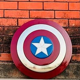 Generic Handmade Stainless Steel Shield Replica 22" Wall Art for Living Room-image-14