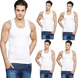 Hero Round Neck Sleeveless Cotton Vest Combo for Men, 100% Combed Cotton - Stretchable & Breathable - Comfortable Fit - Ideal Summer Innerwear-image-26